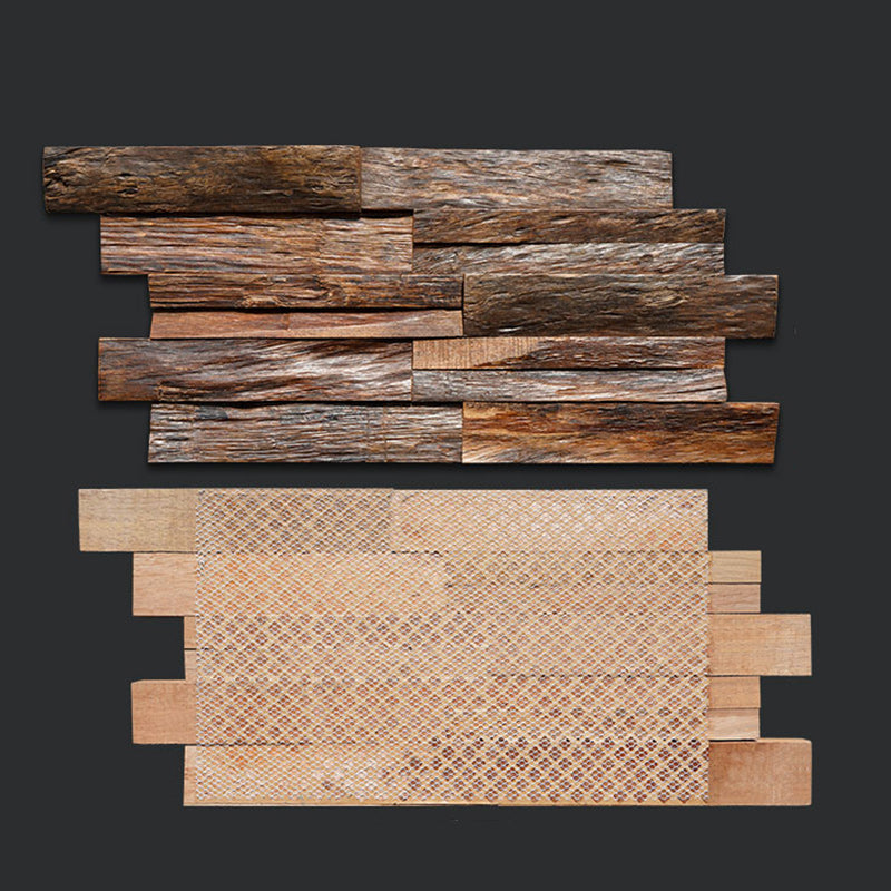 Lisslune | Solid Wood Wall Panel in Country House Style Commercial Living Space Wall Plate (1-Pack)