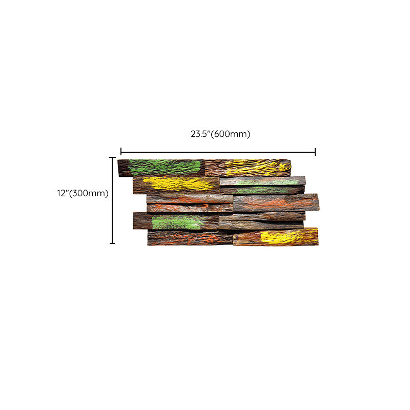 Lisslune | Solid Wood Wall Panel in Country House Style Commercial Living Space Wall Plate (1-Pack)