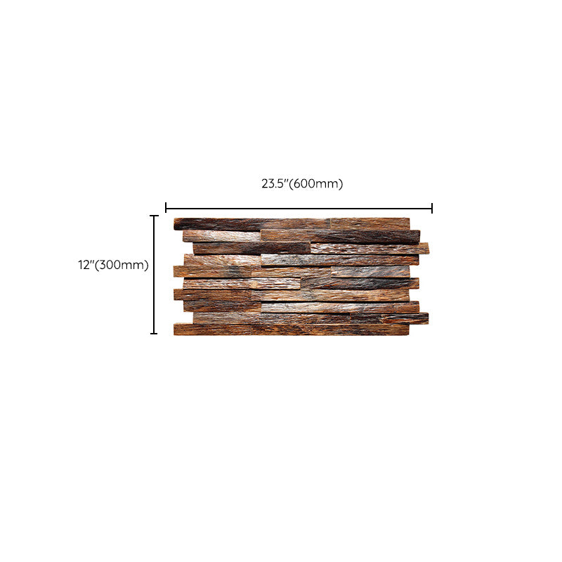 Lisslune | Solid Wood Wall Panel in Country House Style Commercial Living Space Wall Plate (1-Pack)