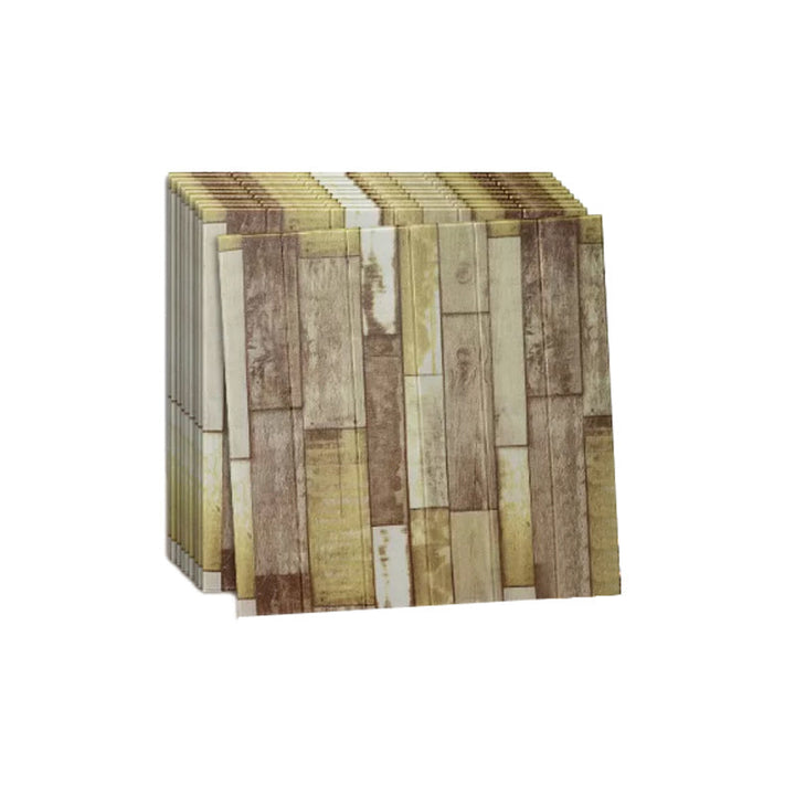 Lisslune | 3D Wall Panel Rustic Style Simple Home Living Room Wall Panel (10-pack)