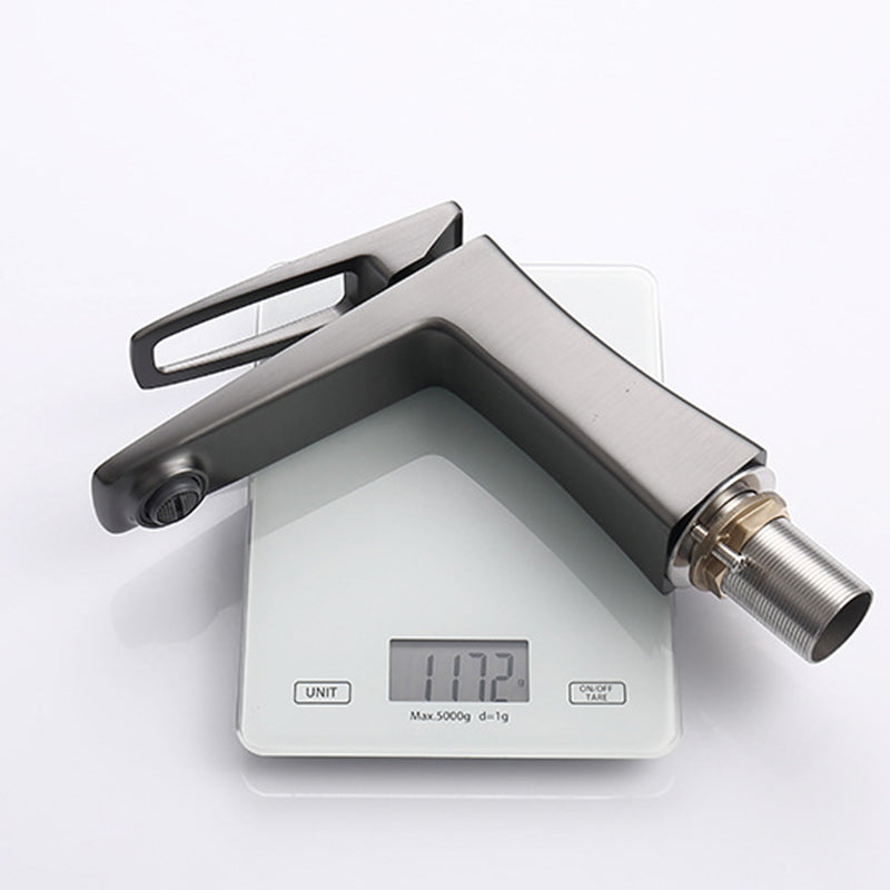 Lisslune | Glam Vessel Sink Faucet Brass Lever Handles with Drain Assembly Sink Faucet