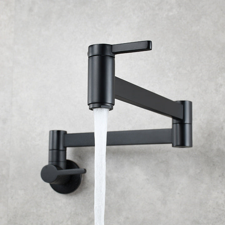 Lisslune | Beautiful Wall-Mounted Brass Fixtures Stain-Resistant Wall-Mounted Bathroom Faucet