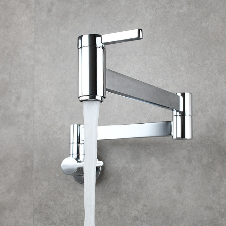 Lisslune | Beautiful Wall Mounted Brass Fixtures Stain Resistant Wall Mounted Bathroom Faucet