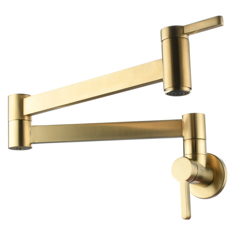 Lisslune | Beautiful Wall-Mounted Brass Fixtures Stain-Resistant Wall-Mounted Bathroom Faucet