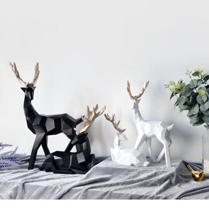 Lisslune | Abstract Deer Figures Pair