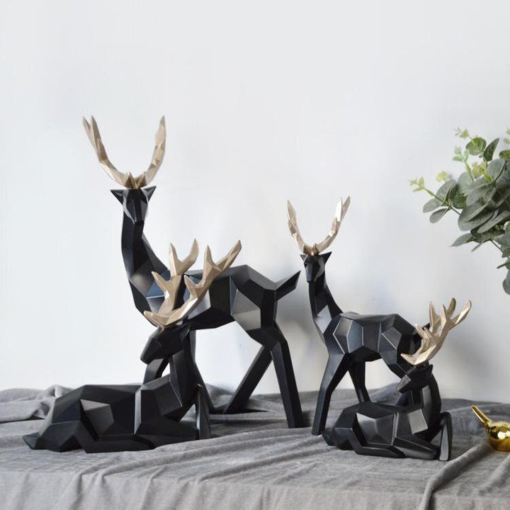 Lisslune | Abstract Deer Figures Pair