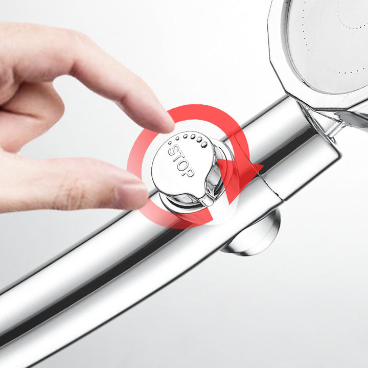 Lisslune | Modern Style Hand Shower Plastic Shower Head with Adjustable Water Flow