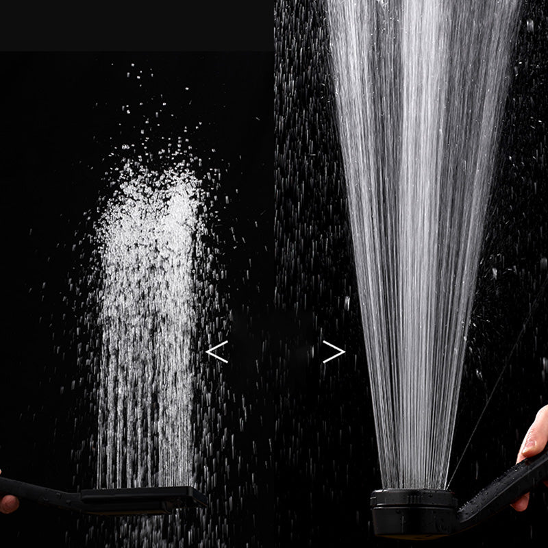 Lisslune | Contemporary Showerhead Round Handheld Showerhead Combination in Black