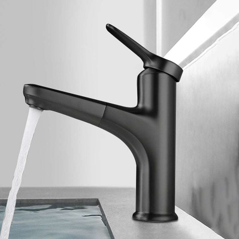 Lisslune | Simplicity Brass Sink Faucet Low Arc Solid Color Centerset Vanity Faucet for the Bathroom
