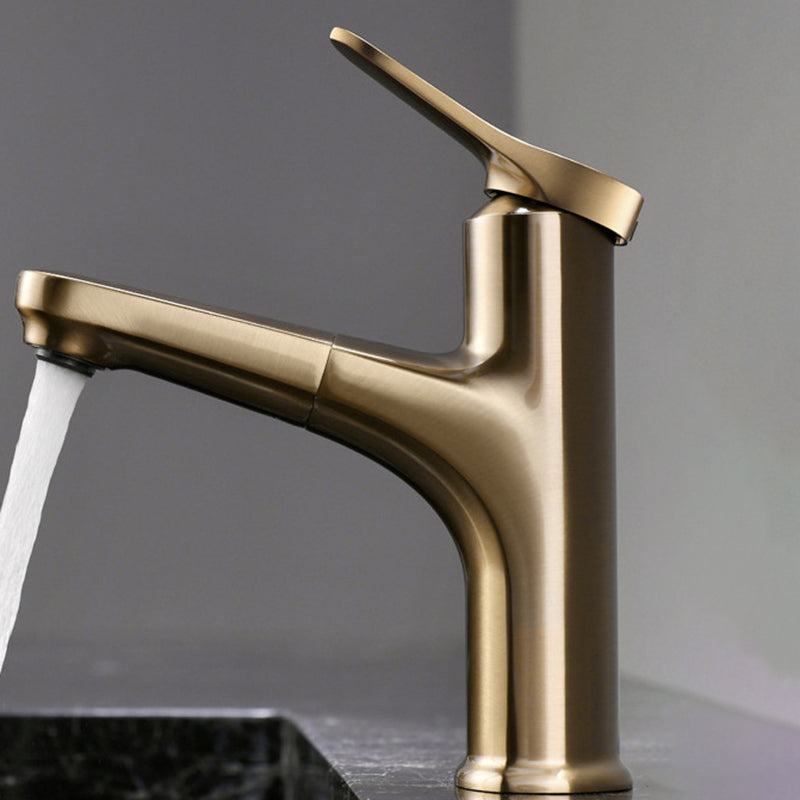 Lisslune | Simplicity Brass Sink Faucet Low Arc Solid Color Centerset Vanity Faucet for the Bathroom