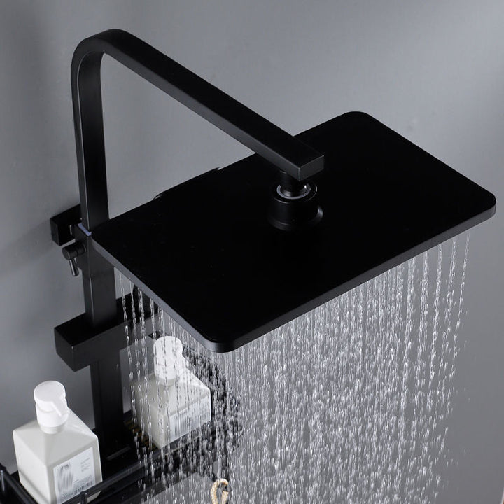 Lisslune | Modern Shower System Wall Mounted Stain Resistant Shower System with Hand Shower