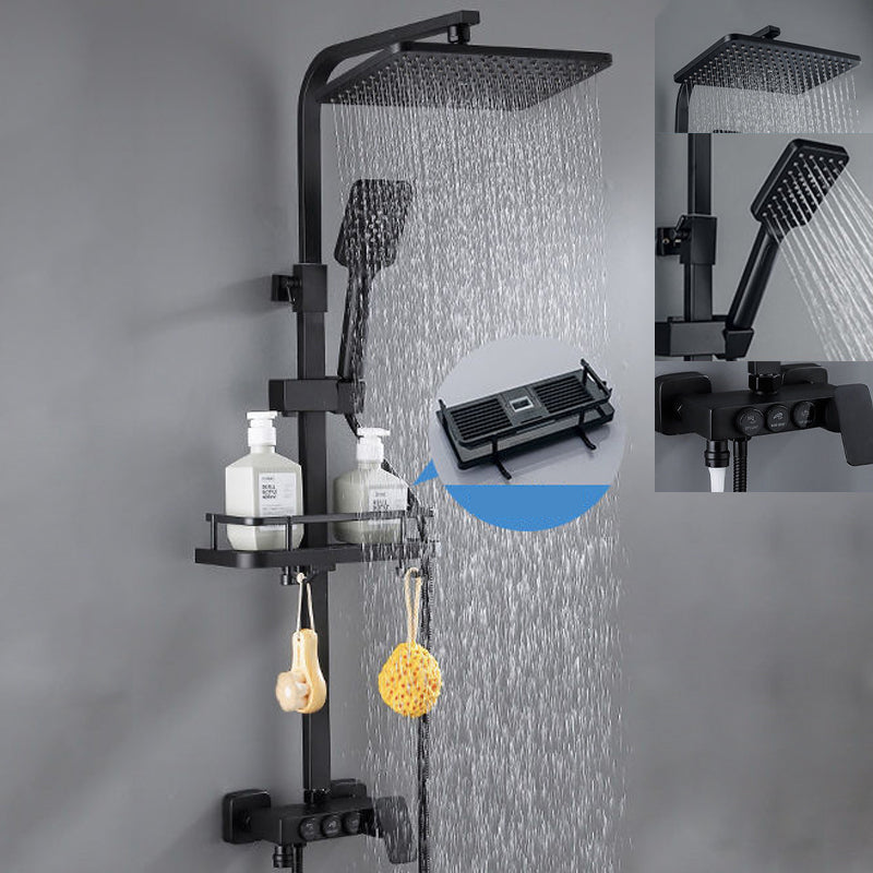 Lisslune | Modern Shower System Wall Mounted Stain Resistant Shower System with Hand Shower