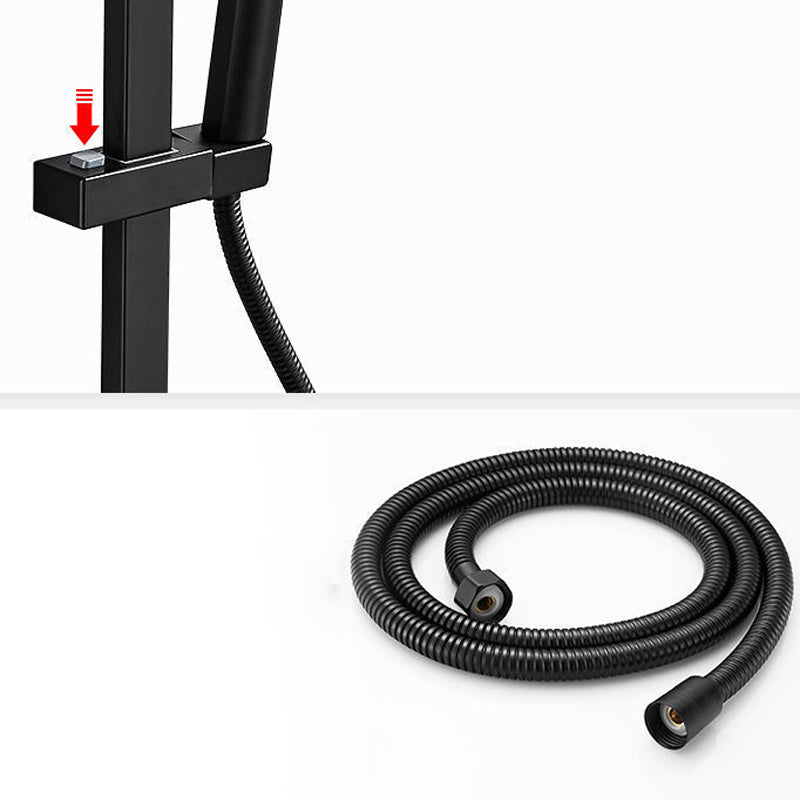 Lisslune | Modern Shower System Wall Mounted Stain Resistant Shower System with Hand Shower