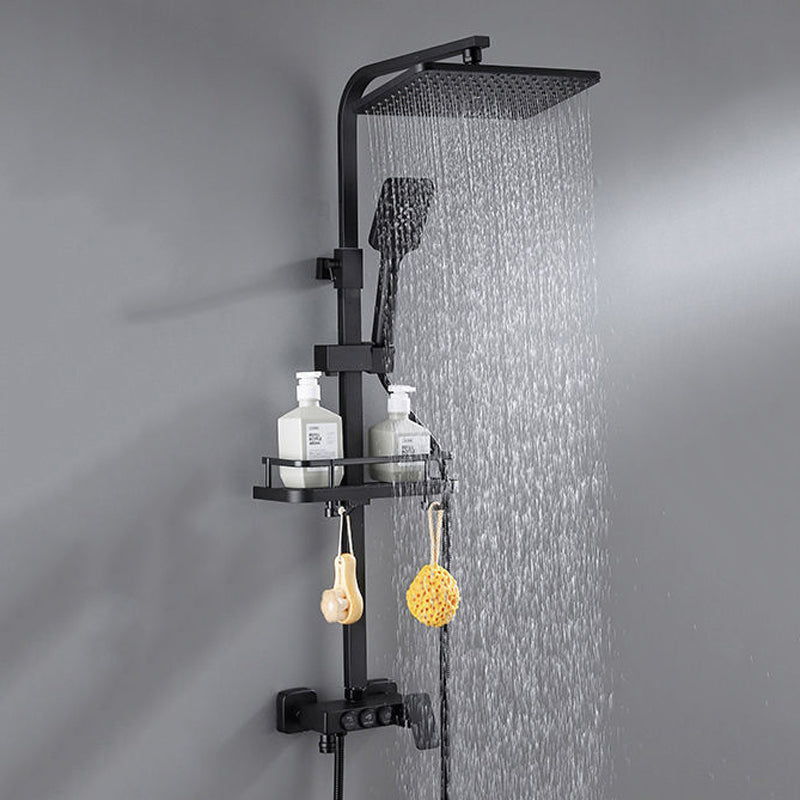 Lisslune | Modern Shower System Wall Mounted Stain Resistant Shower System with Hand Shower