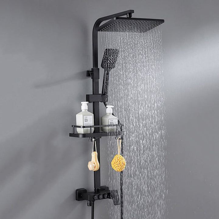 Lisslune | Modern Shower System Wall Mounted Stain Resistant Shower System with Hand Shower
