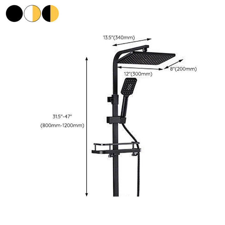 Lisslune | Modern Shower System Wall Mounted Stain Resistant Shower System with Hand Shower
