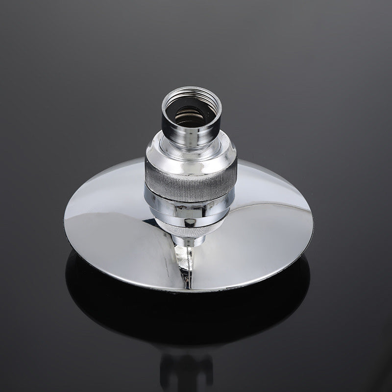 Lisslune | Round Shape Shower Head Modern Swivel Wall Mounted Fixed Shower Head