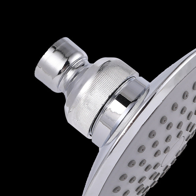 Lisslune | Round Shape Shower Head Modern Swivel Wall Mounted Fixed Shower Head