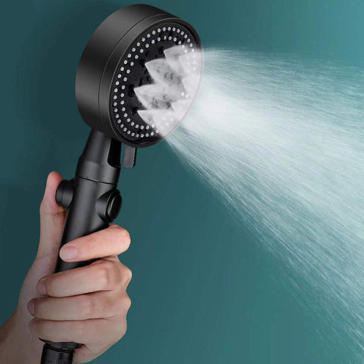 Lisslune | Plastic Shower Head Adjustable Spray Pattern Handheld Shower Head