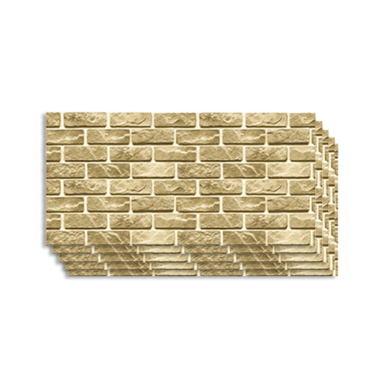 Lisslune | Artificial Brick Wall Panel in Country House Style Simple Living Room Table (5-Pack)