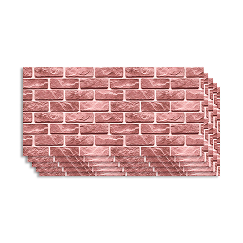 Lisslune | Artificial Brick Wall Panel in Country House Style Simple Living Room Table (5-Pack)