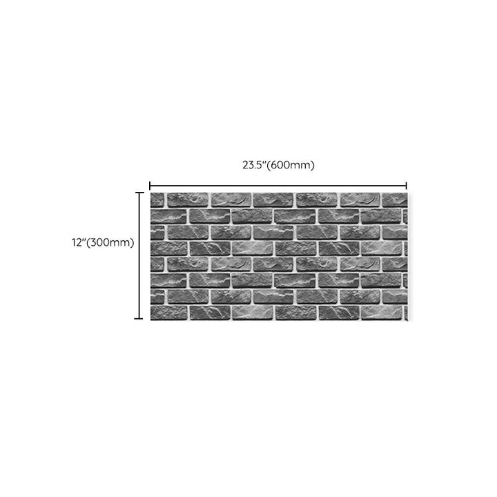 Lisslune | Artificial Brick Wall Panel in Country House Style Simple Living Room Table (5-Pack)
