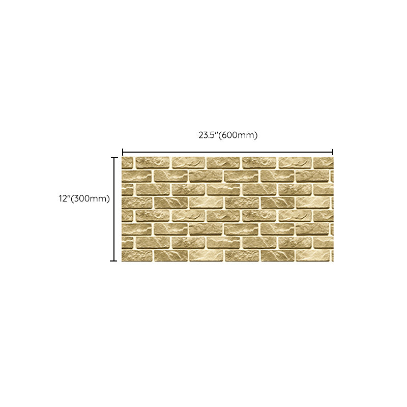Lisslune | Artificial Brick Wall Panel in Country House Style Simple Living Room Table (5-Pack)