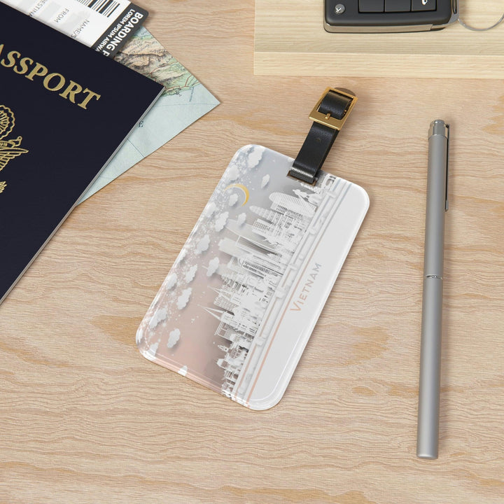 Lisslune | Adjustable Luxury Acrylic Luggage Tag: Enhance Your Travel Experience