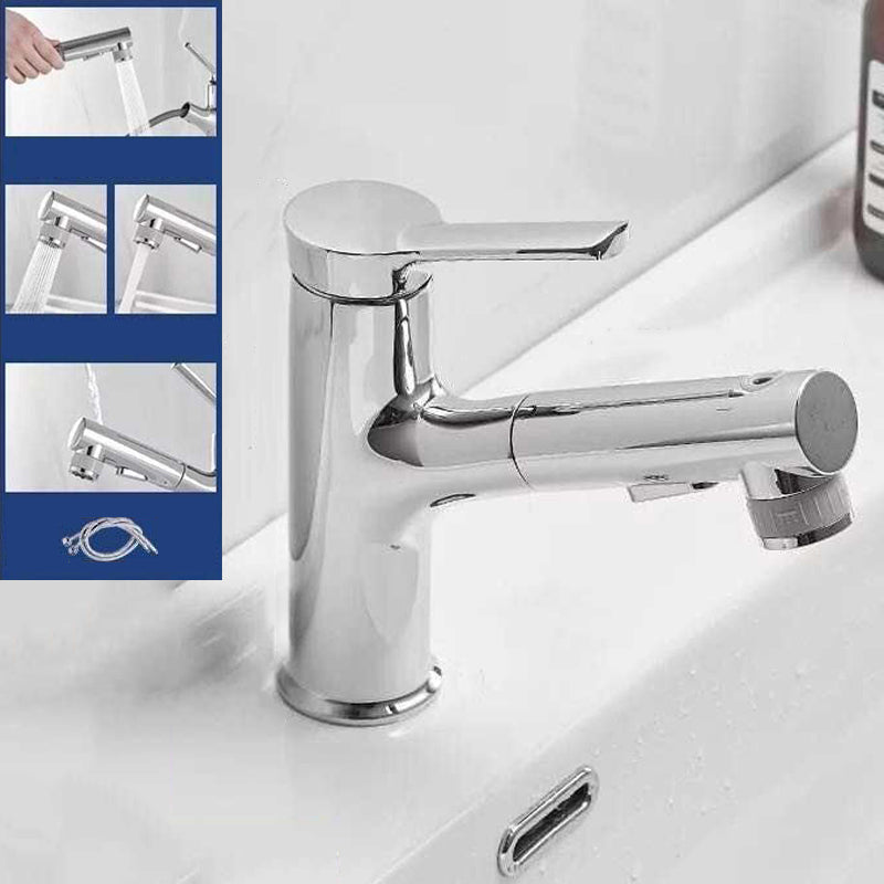Lisslune | Modern Design Bathroom Faucet Single Lever Mixer with Water Hose