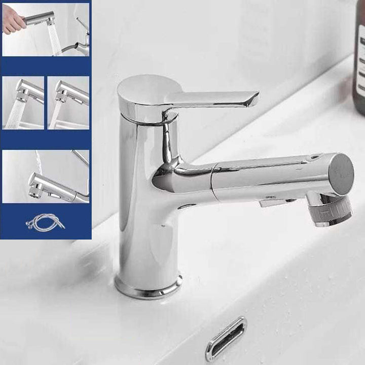 Lisslune | Modern Design Bathroom Faucet Single Lever Mixer with Water Hose