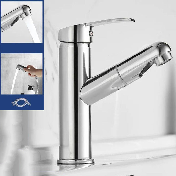 Lisslune | Modern Design Bathroom Faucet Single Lever Mixer with Water Hose