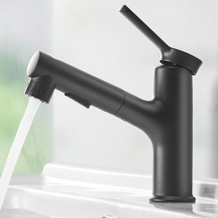 Lisslune | Modern Design Bathroom Faucet Single Lever Mixer with Water Hose