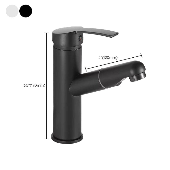 Lisslune | Modern Design Bathroom Faucet Single Lever Mixer with Water Hose