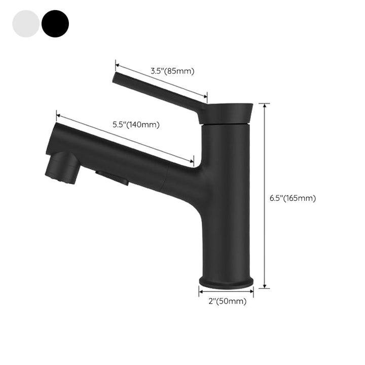 Lisslune | Modern Design Bathroom Faucet Single Lever Mixer with Water Hose