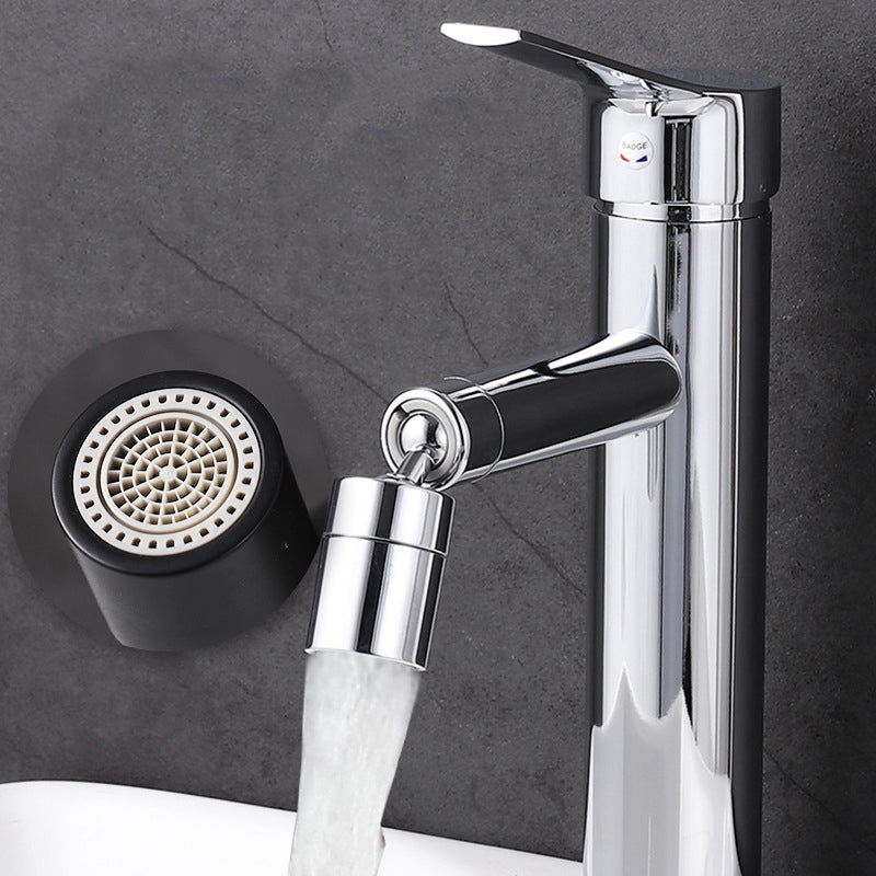 Lisslune | Modern Sink Faucet Copper Lever Handle Low Arc Pull Out Sink Faucet