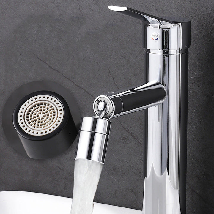 Lisslune | Modern Sink Faucet Copper Lever Handle Low Arc Pull Out Sink Faucet