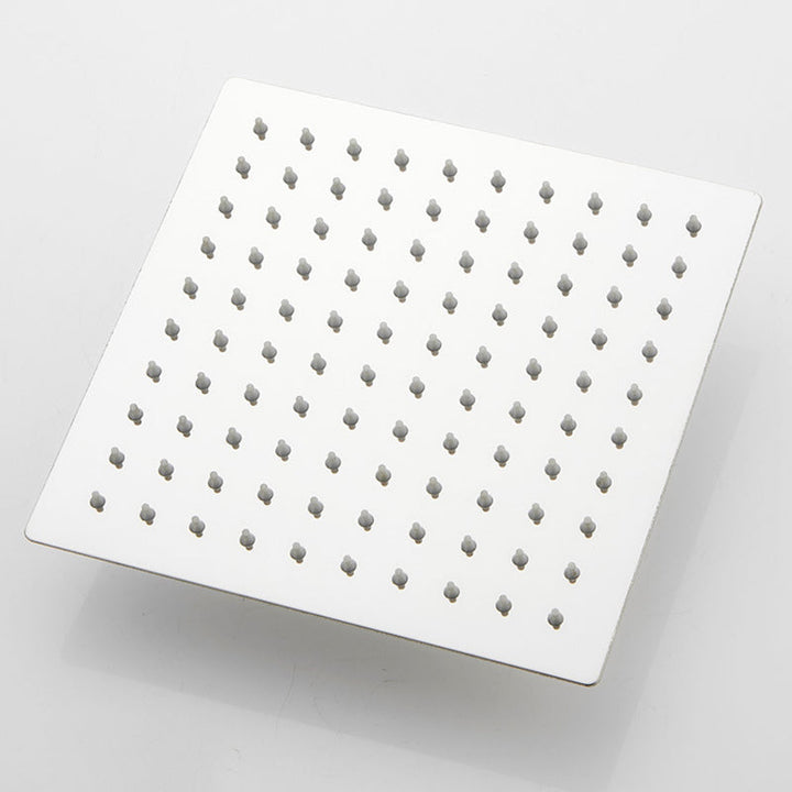 Lisslune | Silver Square Double Shower Head Modern Water Filtration Wall Mounted Shower Head