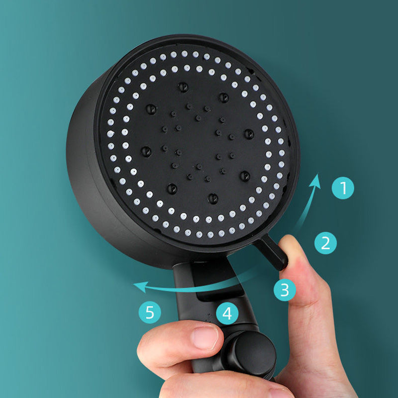 Lisslune | Plastic head showerhead bathroom handheld showerhead with adjustable spray pattern