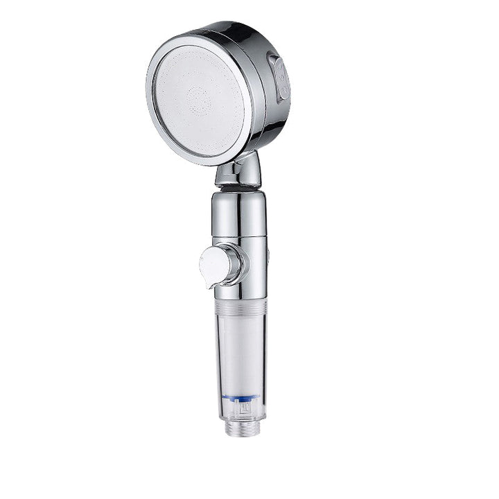 Lisslune | Modern Handheld Showerhead Silver Round Standard Showerheads