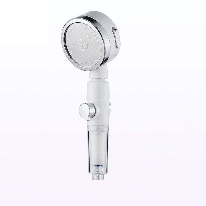 Lisslune | Modern Handheld Showerhead Silver Round Standard Showerheads