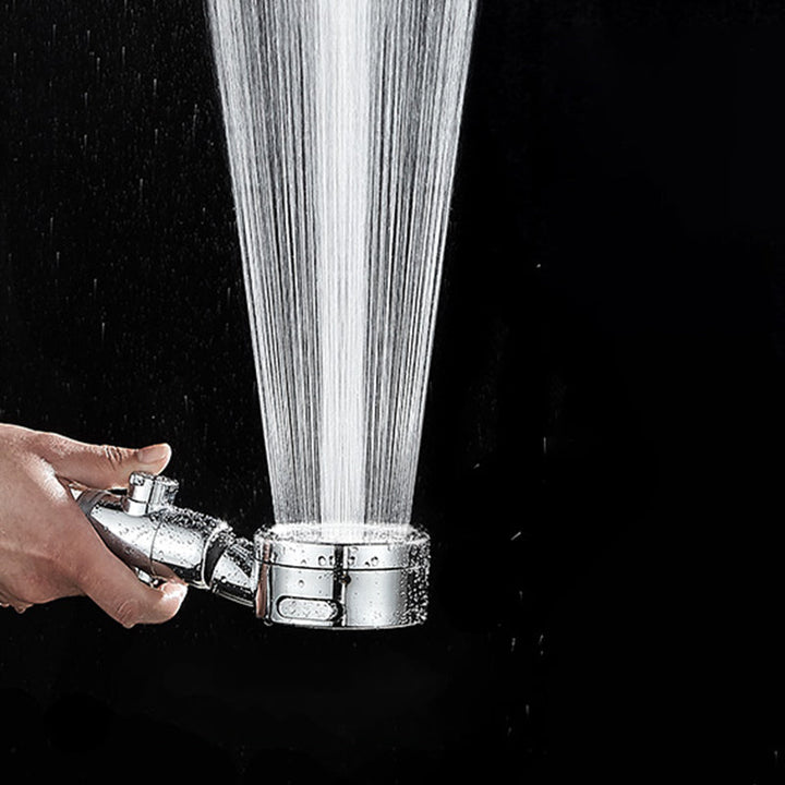 Lisslune | Modern Handheld Showerhead Silver Round Standard Showerheads