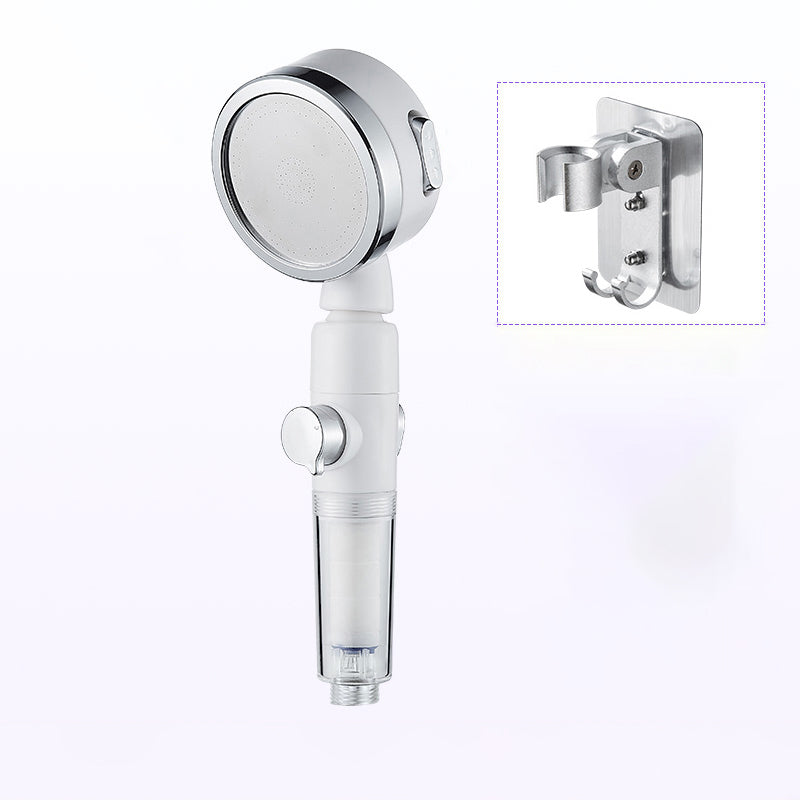 Lisslune | Modern Handheld Showerhead Silver Round Standard Showerheads