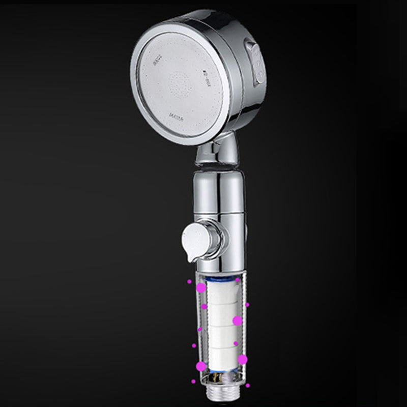 Lisslune | Modern Handheld Showerhead Silver Round Standard Showerheads