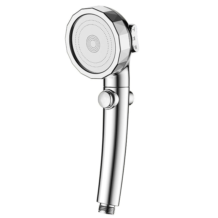 Lisslune | Modern Handheld Showerhead Silver Round Standard Showerheads
