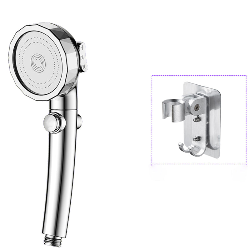 Lisslune | Modern Handheld Showerhead Silver Round Standard Showerheads