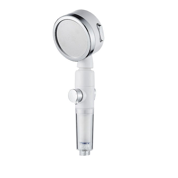 Lisslune | Modern Handheld Showerhead Silver Round Standard Showerheads
