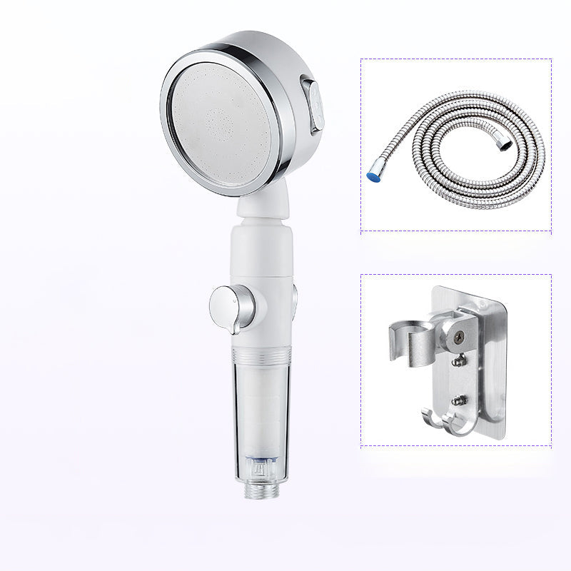 Lisslune | Modern Handheld Showerhead Silver Round Standard Showerheads