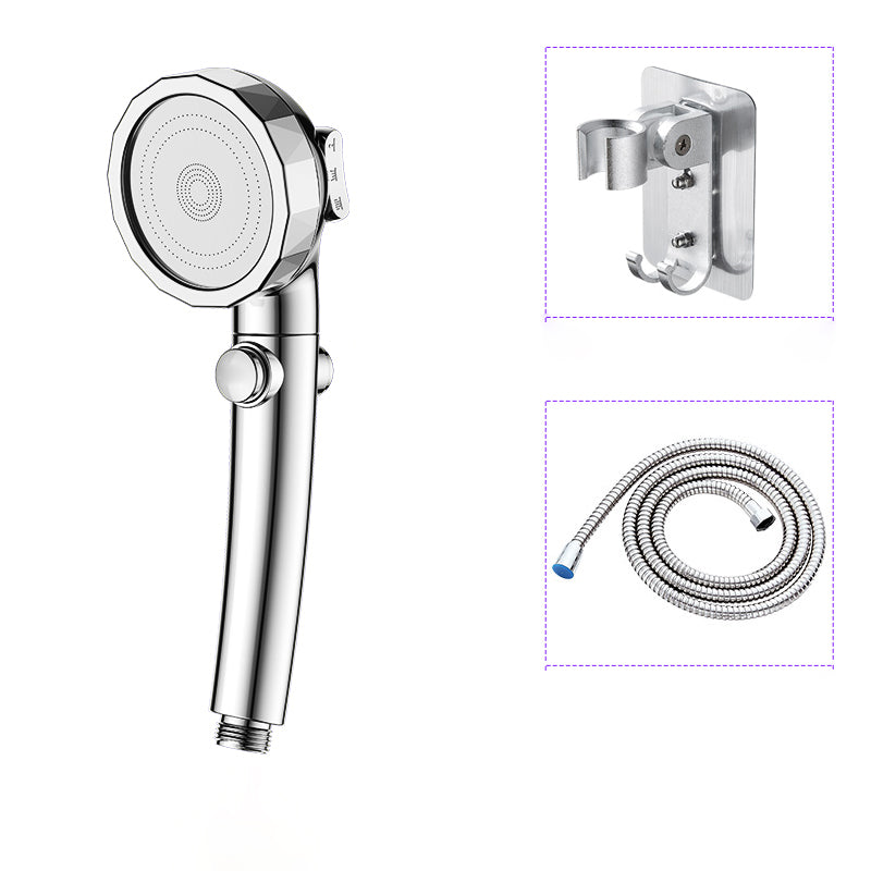 Lisslune | Modern Handheld Showerhead Silver Round Standard Showerheads