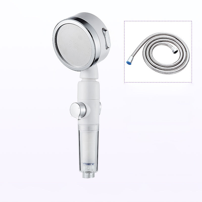 Lisslune | Modern Handheld Showerhead Silver Round Standard Showerheads