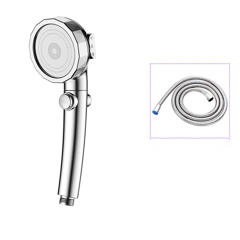 Lisslune | Modern Handheld Showerhead Silver Round Standard Showerheads